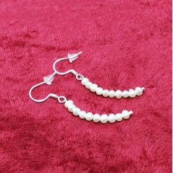 HF : Flotte hnge reringe med 20 sm Ferskvandsperler