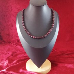 kvalitets Flerfarvet Lilla Agat perle Halskde