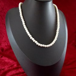 Flot Unik klassisk Ferskvandsperle Halskde