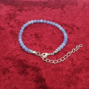 Super Flot Aqua marin perle armb�nd. F�s i 3 st�rrelser