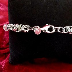 Vores Stilfuldt Konge armbnd til bde kvinden og manden i s925 Slv