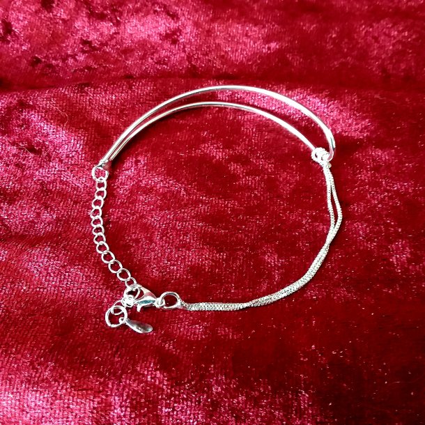 Bjle armbnd i s925 Sterling slv