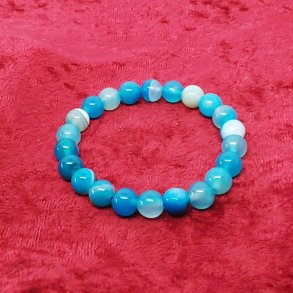 HF : Flot armb�nd med flerfarvet bl� Amatyst