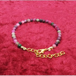 Flotte 4 mm Naturlig flerfarvet Persiske Agat perler