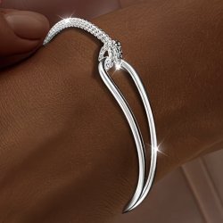 B�jle armb�nd i s925 Sterling s�lv