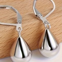 Flotte Dr�be �reringe i s925 Sterlings�lv 