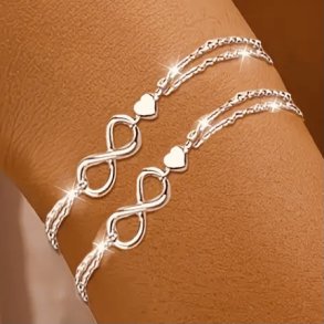 Flot Evigheds armb�nd i s925 s�lv