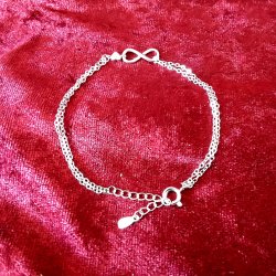 Flot Evigheds armbnd i s925 slv