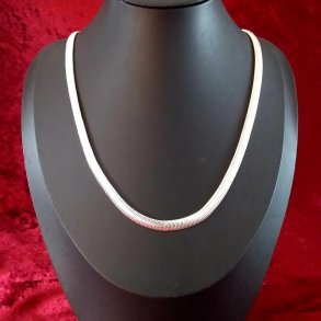 Slange halsk�de til kvinden og manden i 925 Sterling s�lv