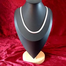 Snake : Den klassiske slange halskde i s925 Sterlingslv