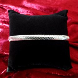 Fladt Slange armbnd i s925 slv