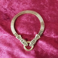 Midgrdsormen som forgyldt armbnd 