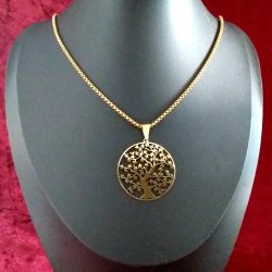 Forgyldt k�de med Livets tr�