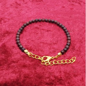 AAA kvalitets Naturlige m�rk Tiger�je armb�nd. F�s i 3 st�rrelser