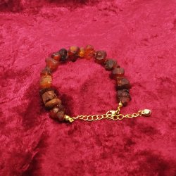 Flot uslebent Dansk Rav armbnd