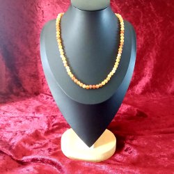 Super flot Carnelian perle halskde