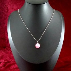 Flot kugle s925 slvhalskde med vedhng