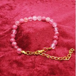 Armbnd med de Altid smukke Rosa Amatyst. Fs i 3 strrelser