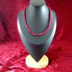 Halskde med de flotteste Rosa farvet Tigerje