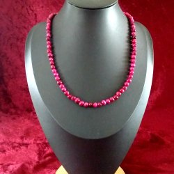 Halskde med de flotteste Rosa farvet Tigerje