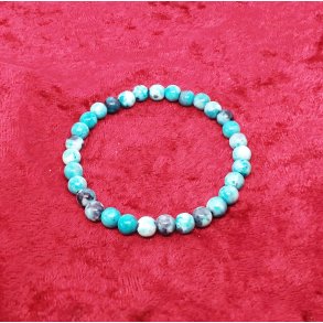 HF : Super flot armb�nd med 6 mm Indiske Agat perler