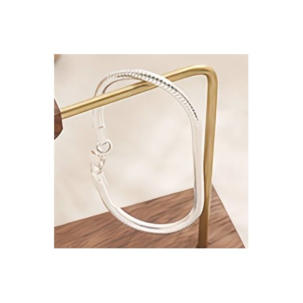 Rundt Slange armb�nd i s925 S�lv