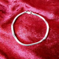 Rundt Slange armbnd i s925 Slv