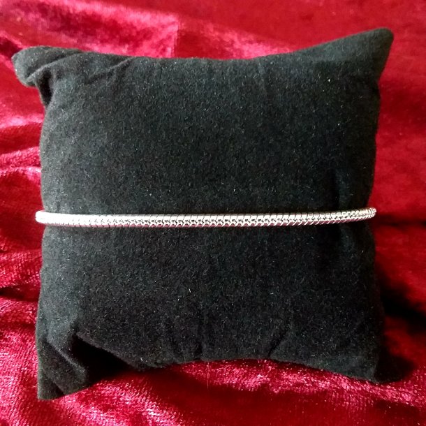 Rundt Slange armbnd i s925 Slv