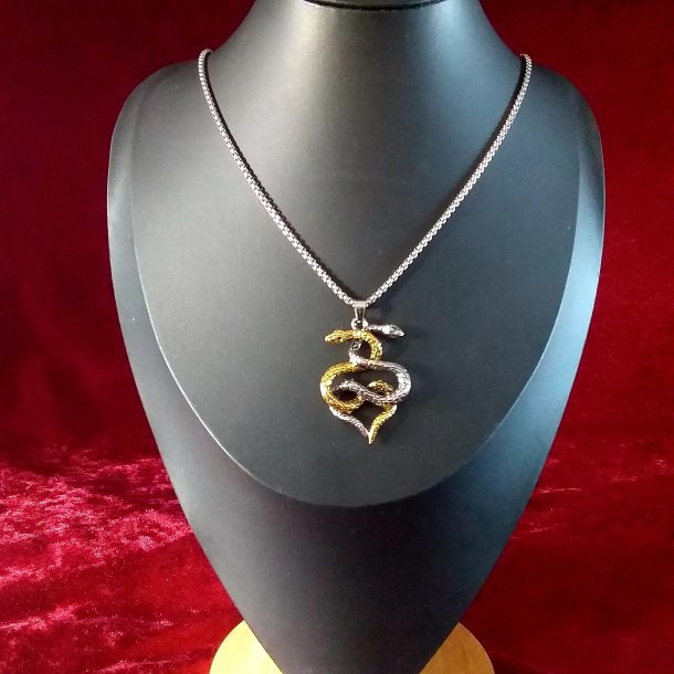 Flot halsk�de med slange vedh�ng " Nordiske Mytologi "