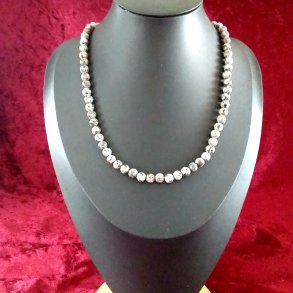 Halsk�de med de flotteste Lava Agat perler