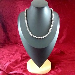 Halskde med de flotteste Lava Agat perler