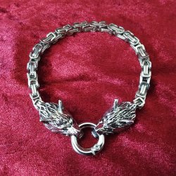 Stl armbnd med Fenrisulven