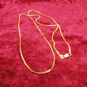 Flot forgyldt S�lv halsk�de 