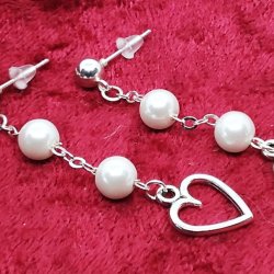 HF : Hnge reringe med 4 flotte Ferskvandsperler